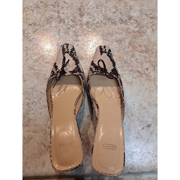 Coach Slip On Sandals Size 8 Caitlin - Picture 1 of 13